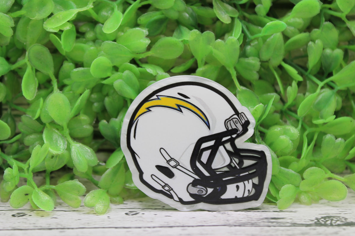 Chargers Football Helmet Badge Reel