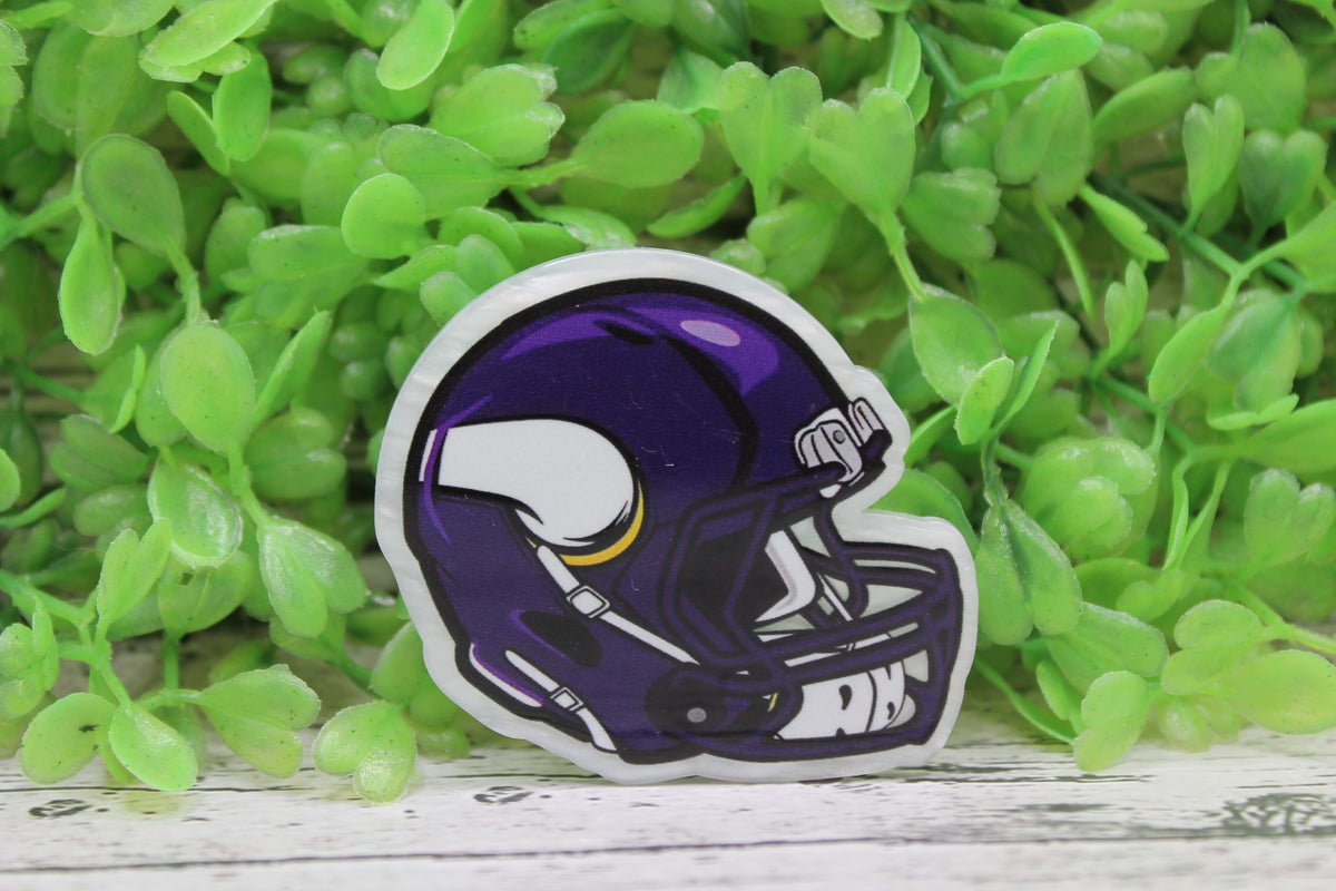 Vikings Football Helmet Badge Reel