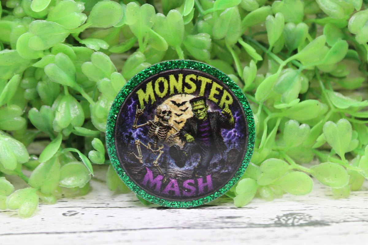 Monster Mash Circle Badge Reel
