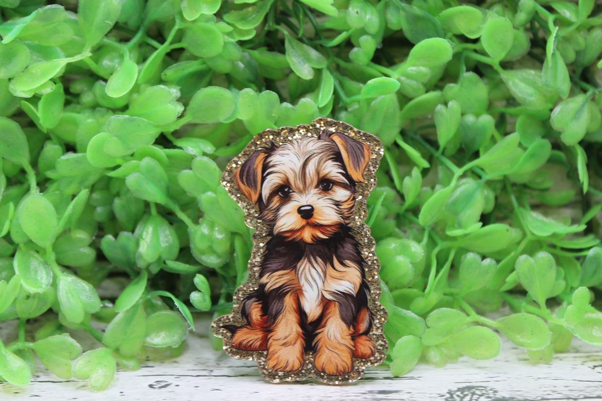 Yorkie Badge Reel