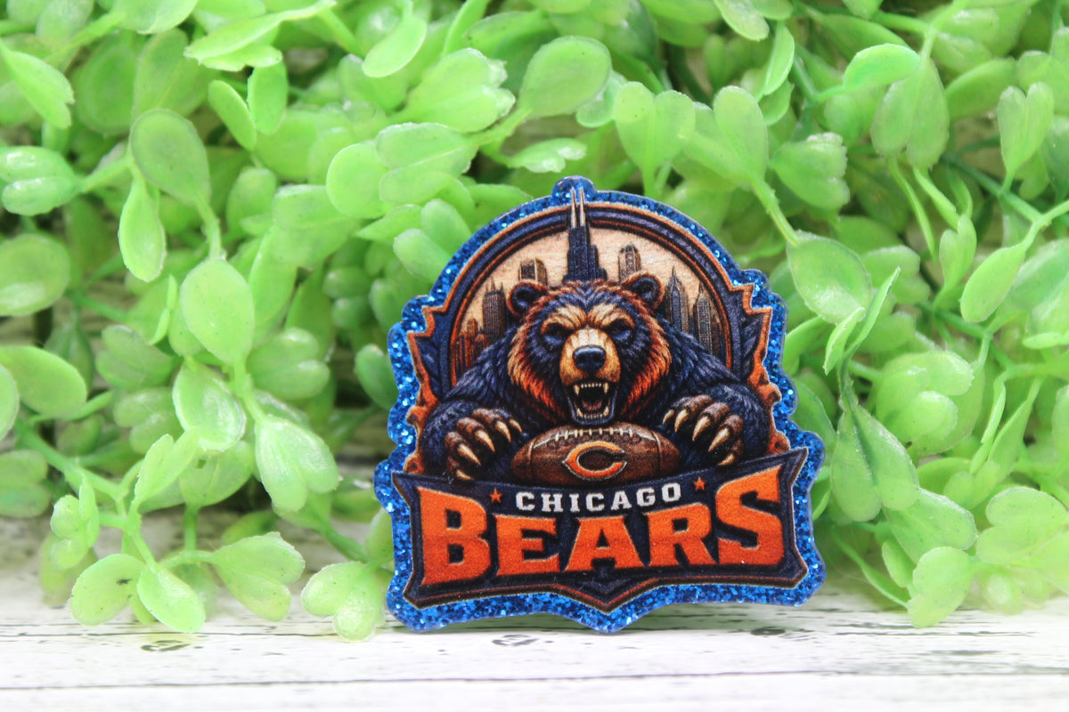 Chicago Bears Retro Football Badge Reel
