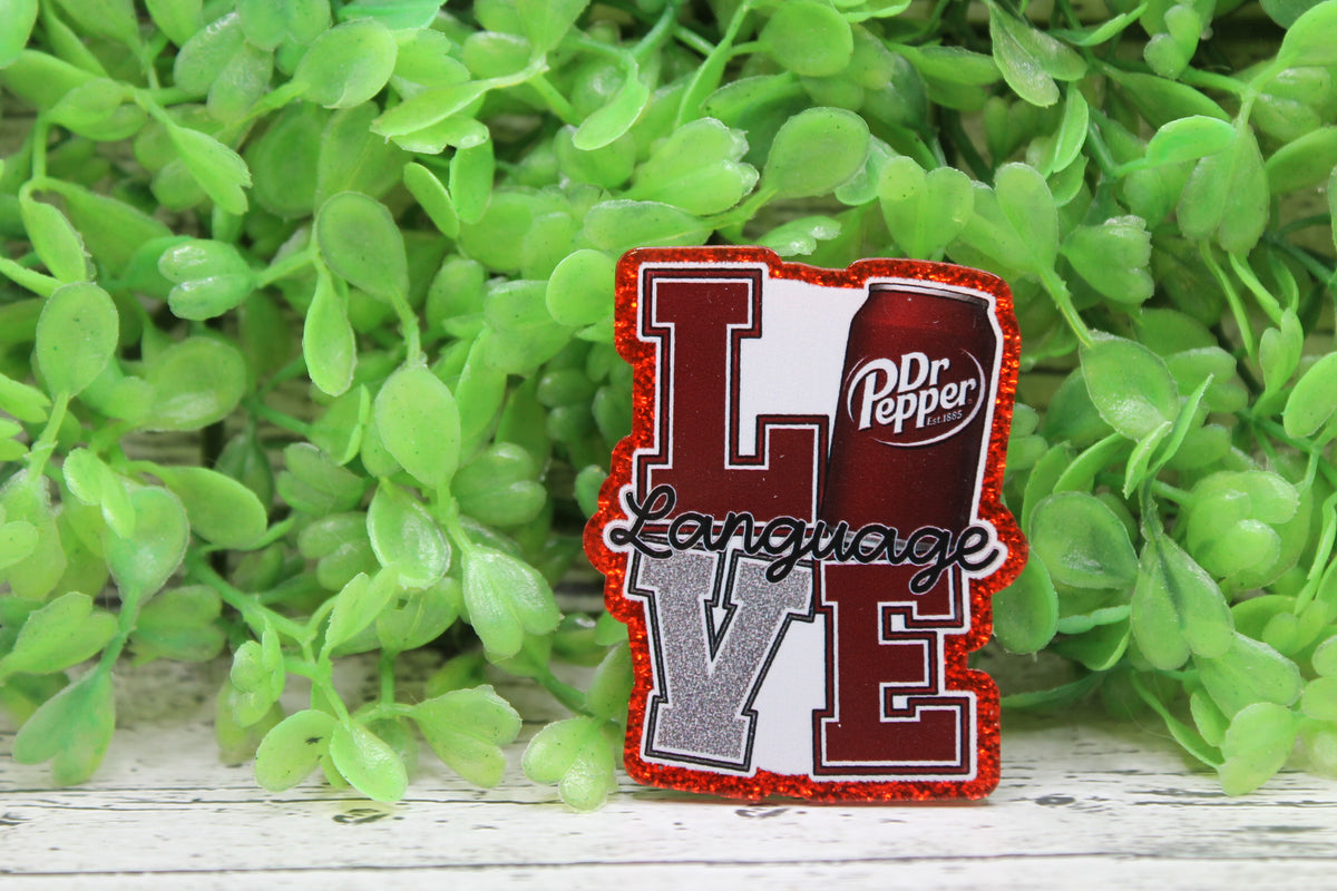 LOVE Dr. Pepper Badge Reel