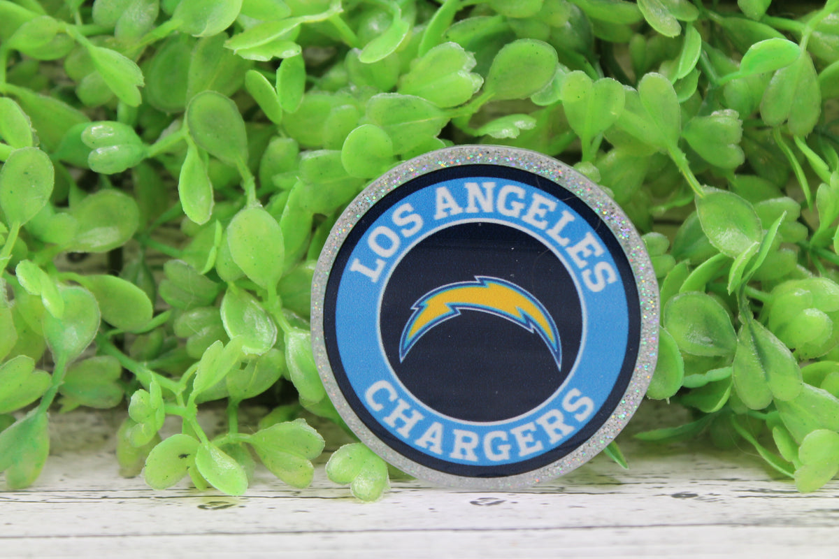 Chargers Football Circle Badge Reel