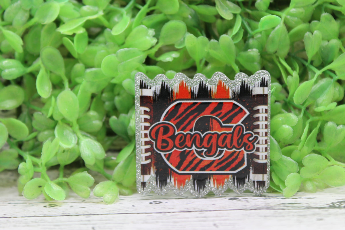 Cincinnati Bengals Football Brushstroke Badge Reel