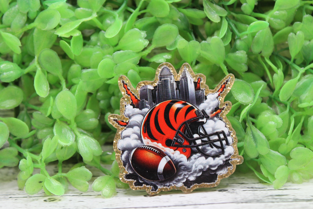 Bengals Football City Gold Badge Reel