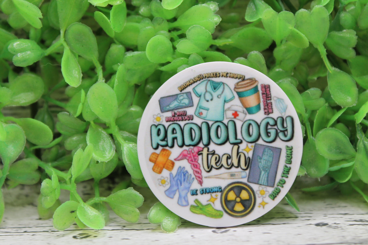 Radiology Tech Circle Badge Reel
