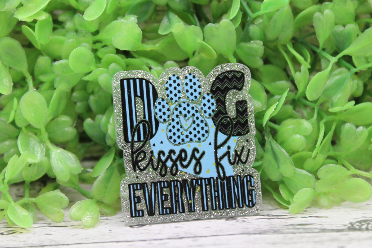 Dog Kisses Badge Reel