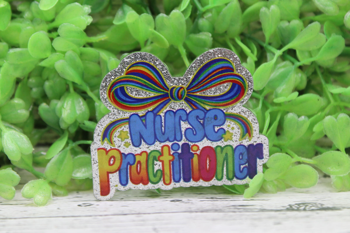 Nurse Practitioner Colorful Badge Reel