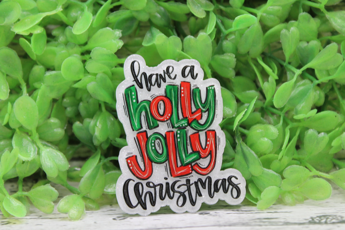 Holly Jolly Christmas Badge Reel