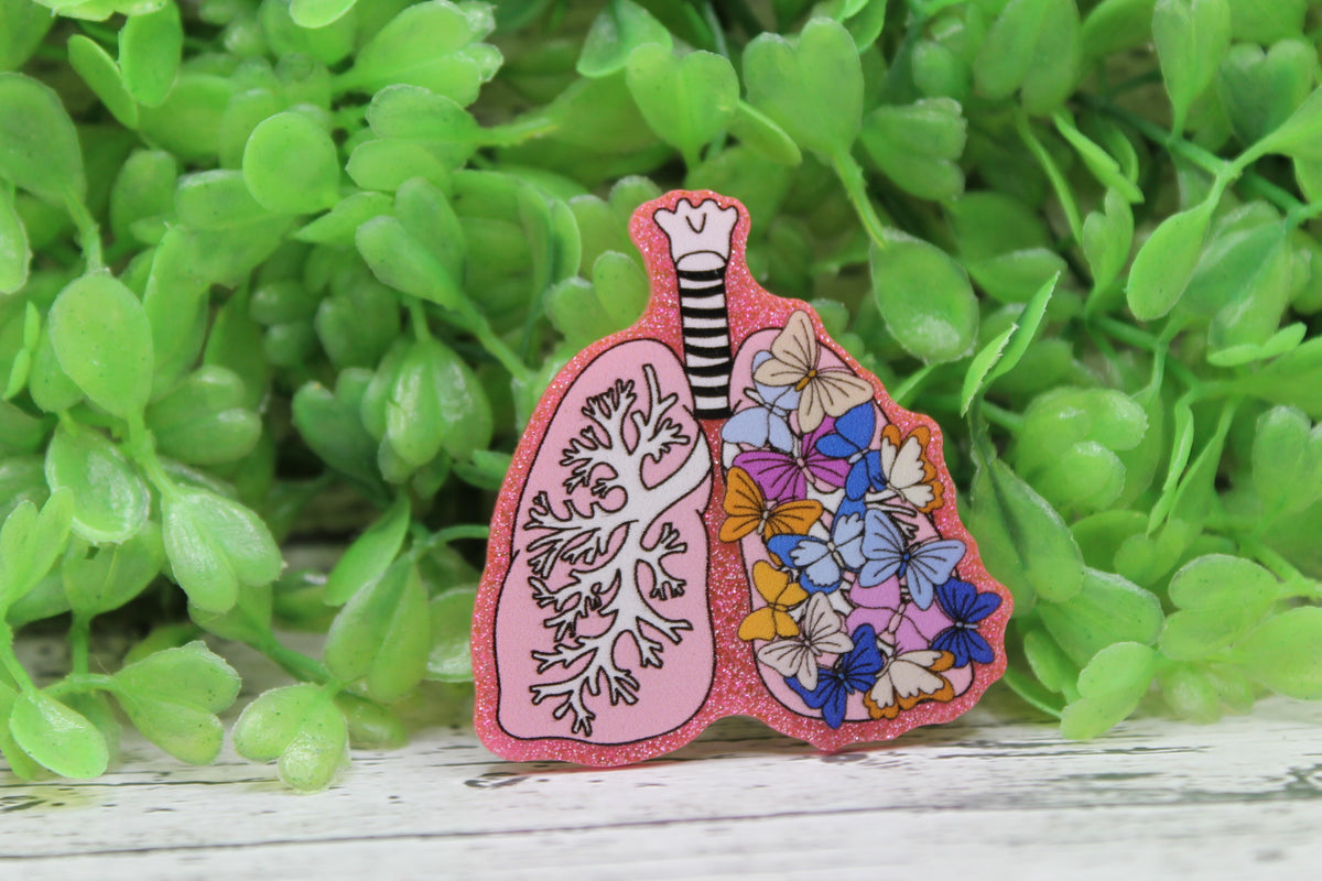 Butterfly Lungs Badge Reel