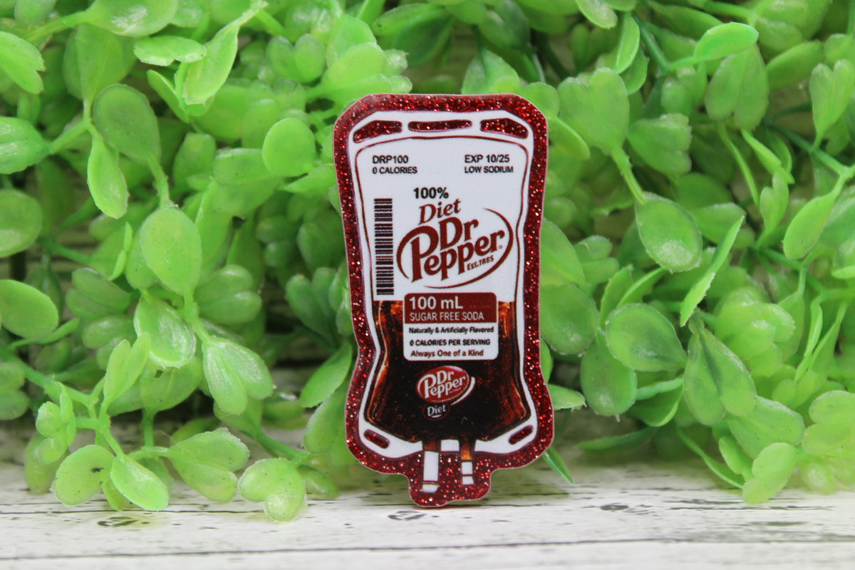 Dr Pepper IV Acrylic Badge Reel