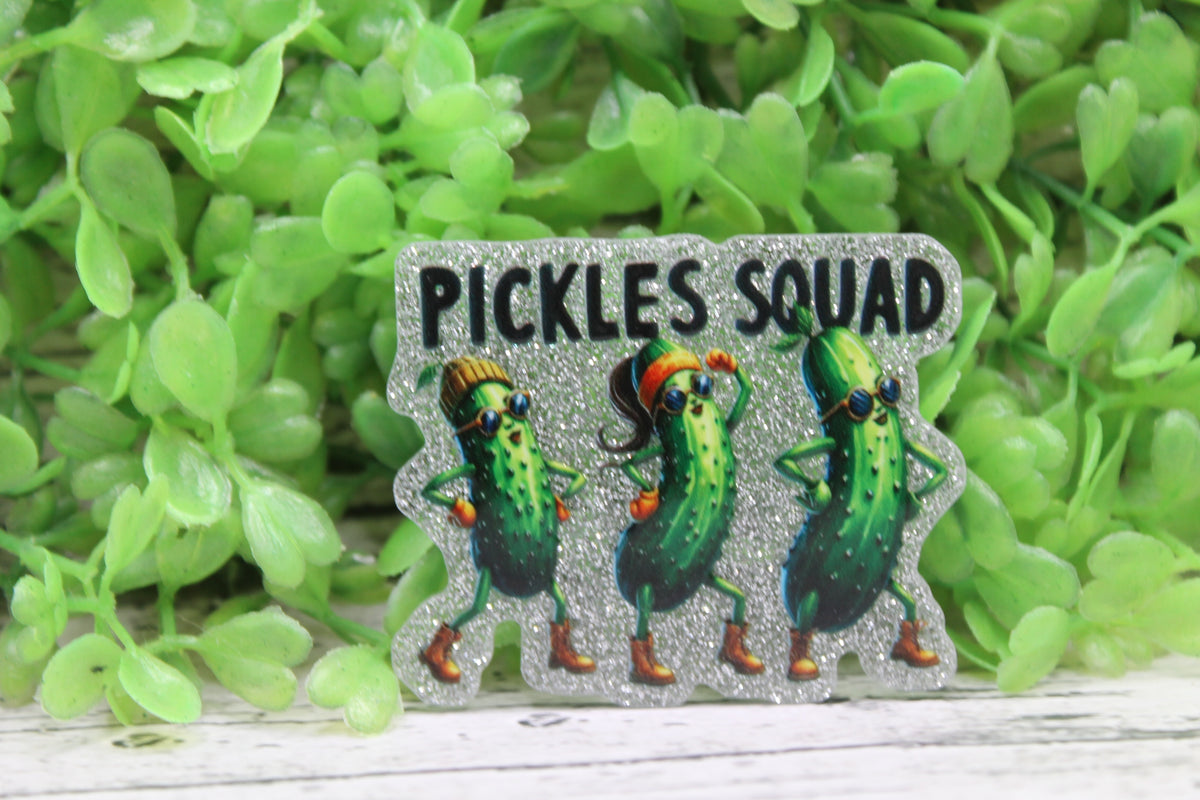 Pickle Squad Acrylic Badge Reel