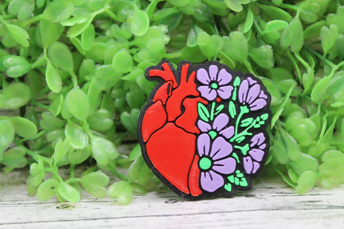 Floral Heart 3D Badge Reel