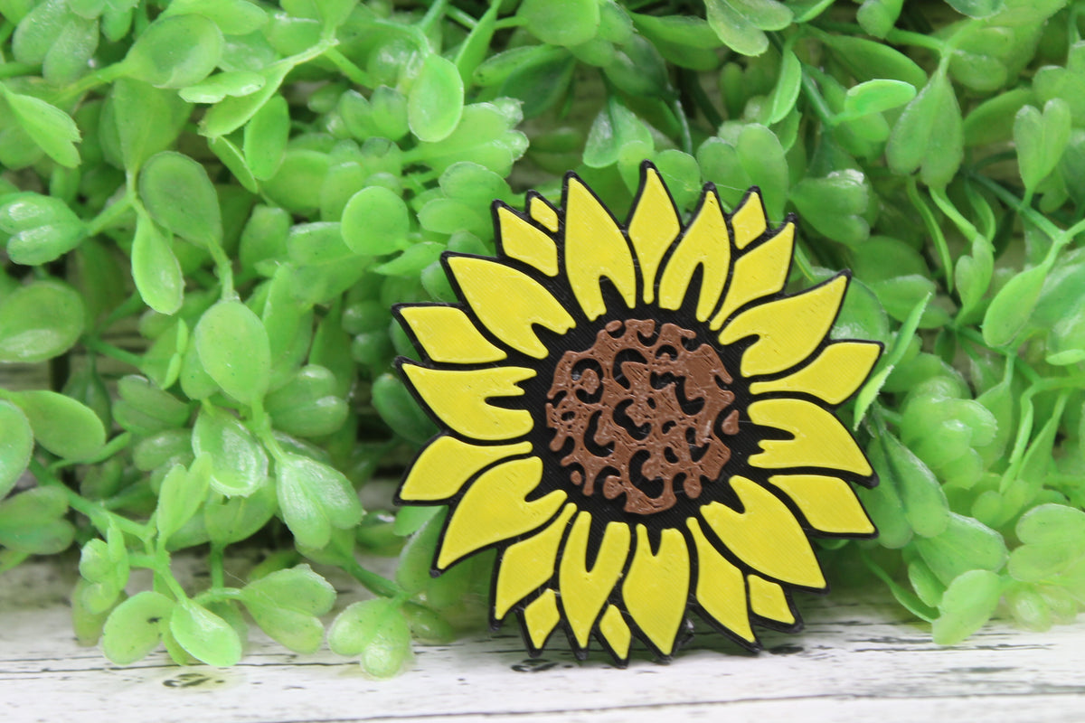 Sunflower 3D Badge Reel