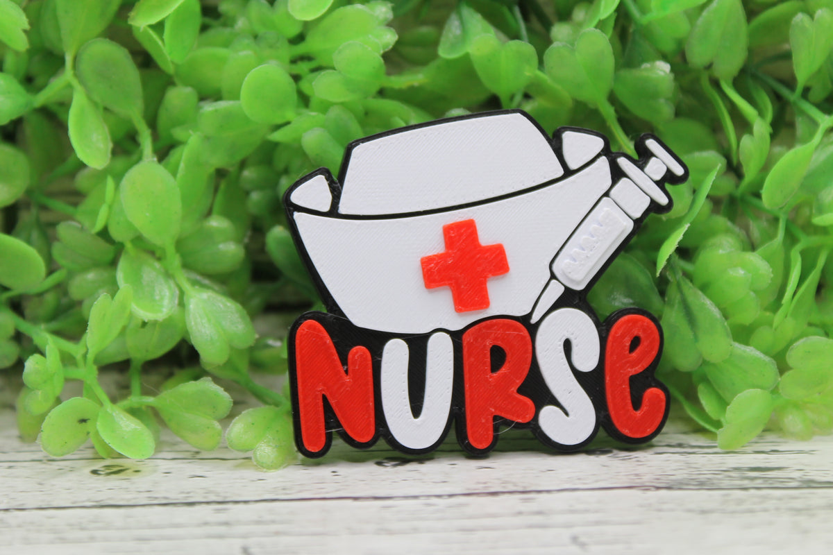Nurse 3D Badge Reel