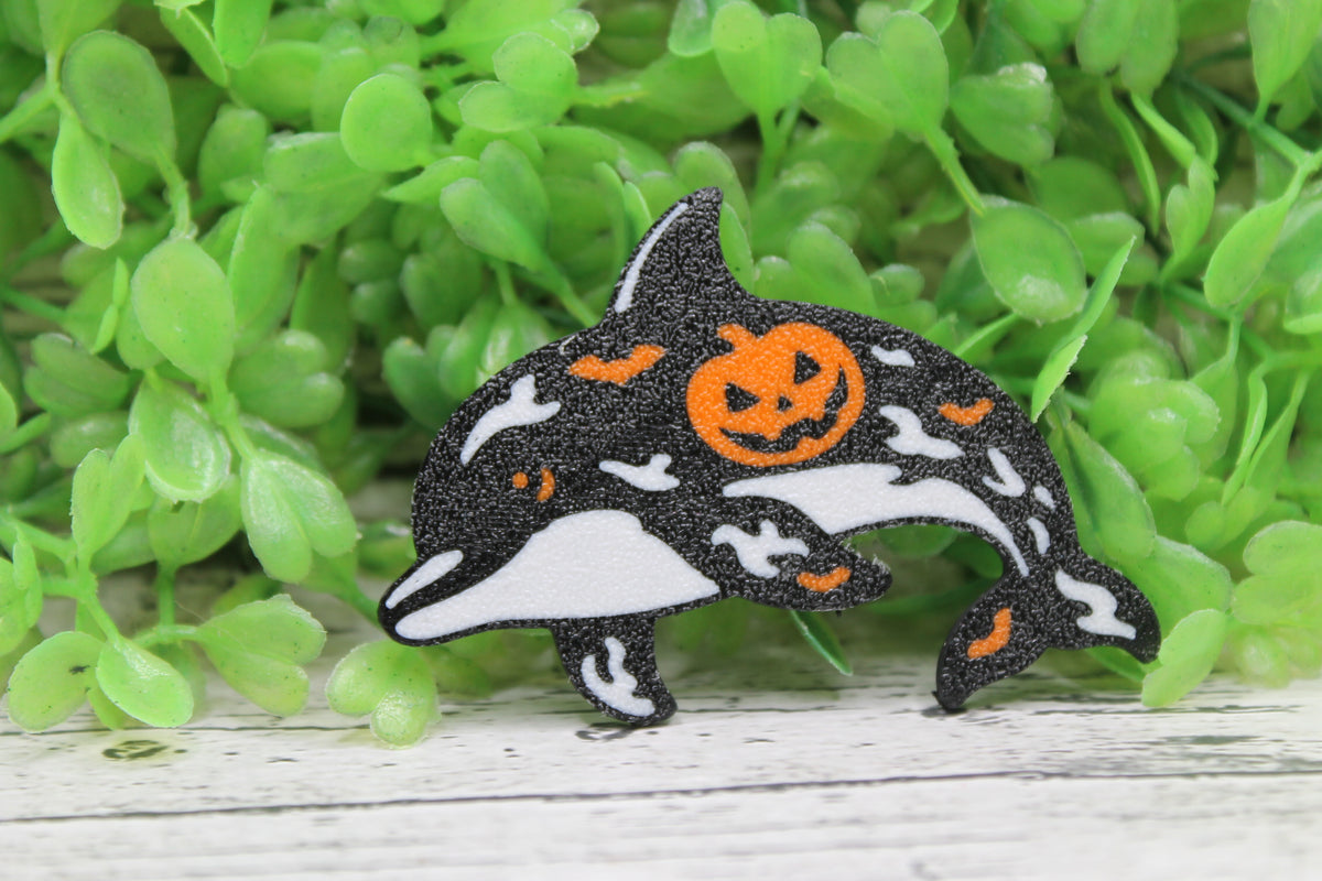 Halloween Dolphin Badge Reel