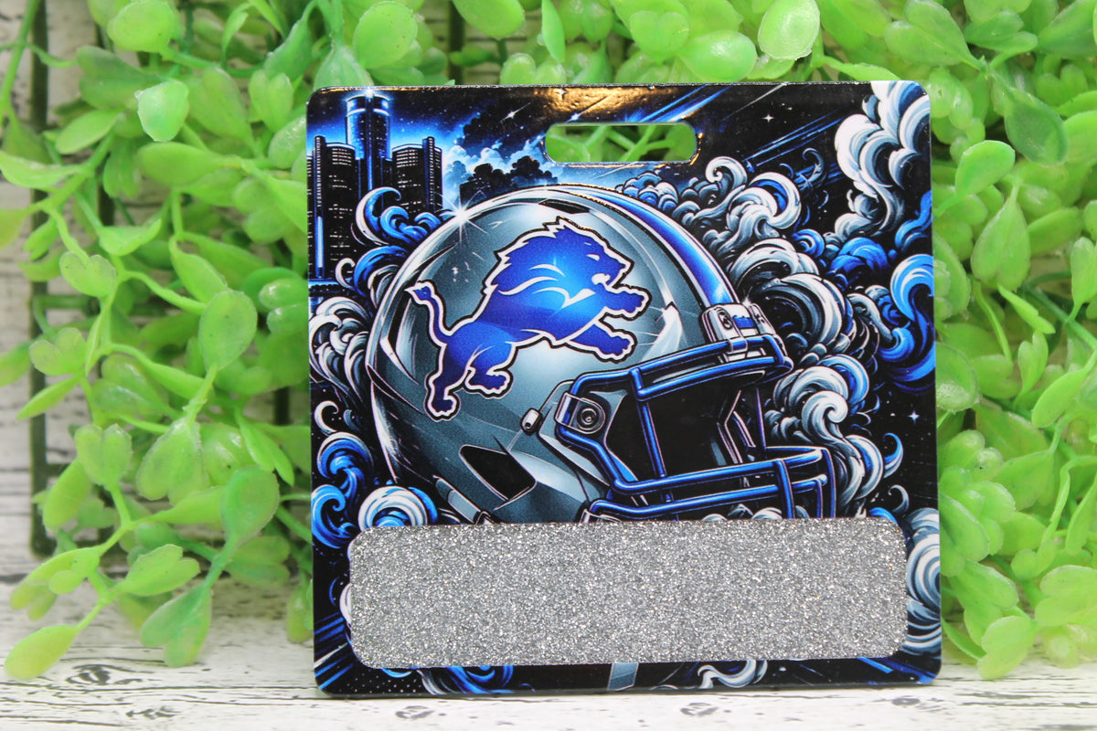 Detroit Lions Football Badge Buddy {BLANK}