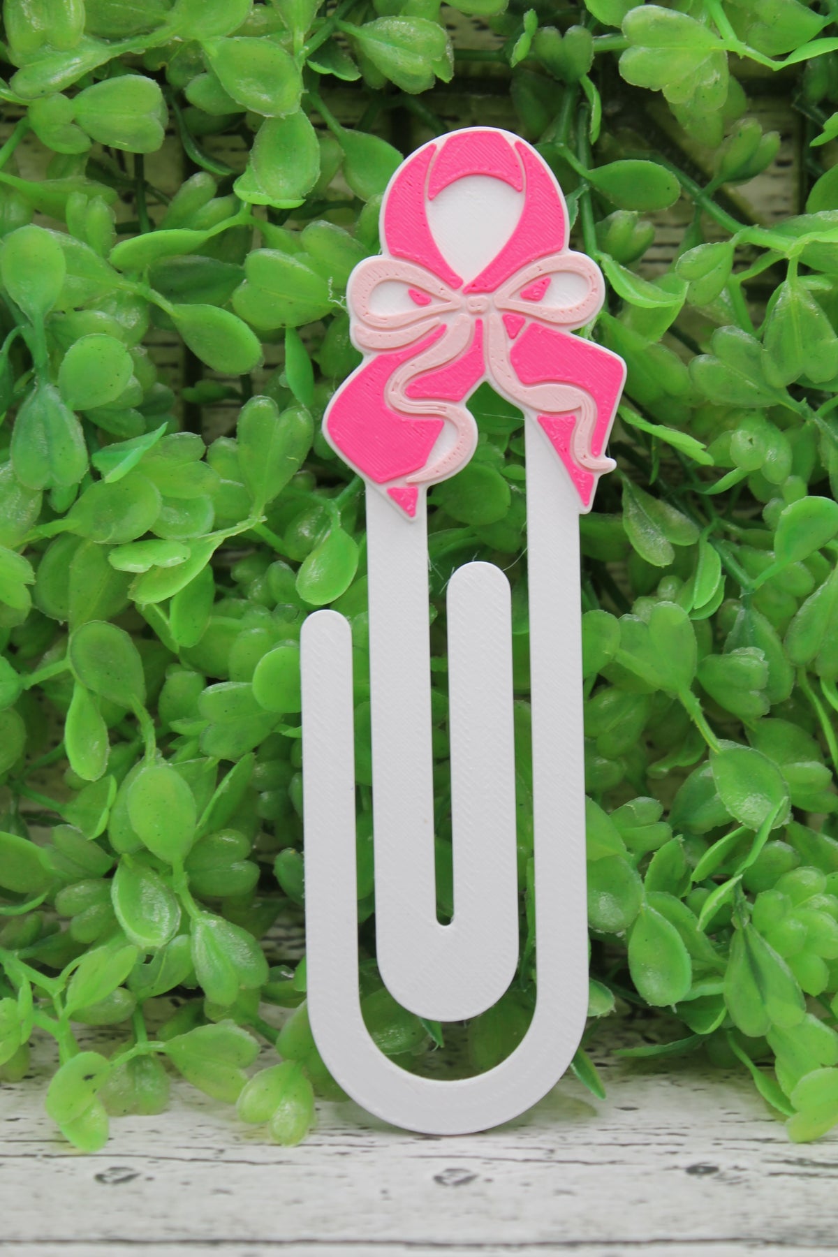 Breast Cancer Awareness Ribbon Bookmark or Jumbo Paperclip