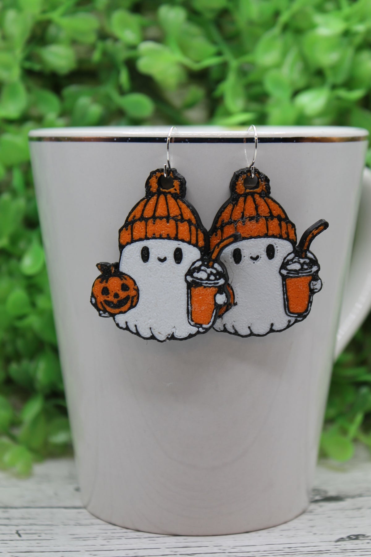 Ghost with Drink Drop Earrings