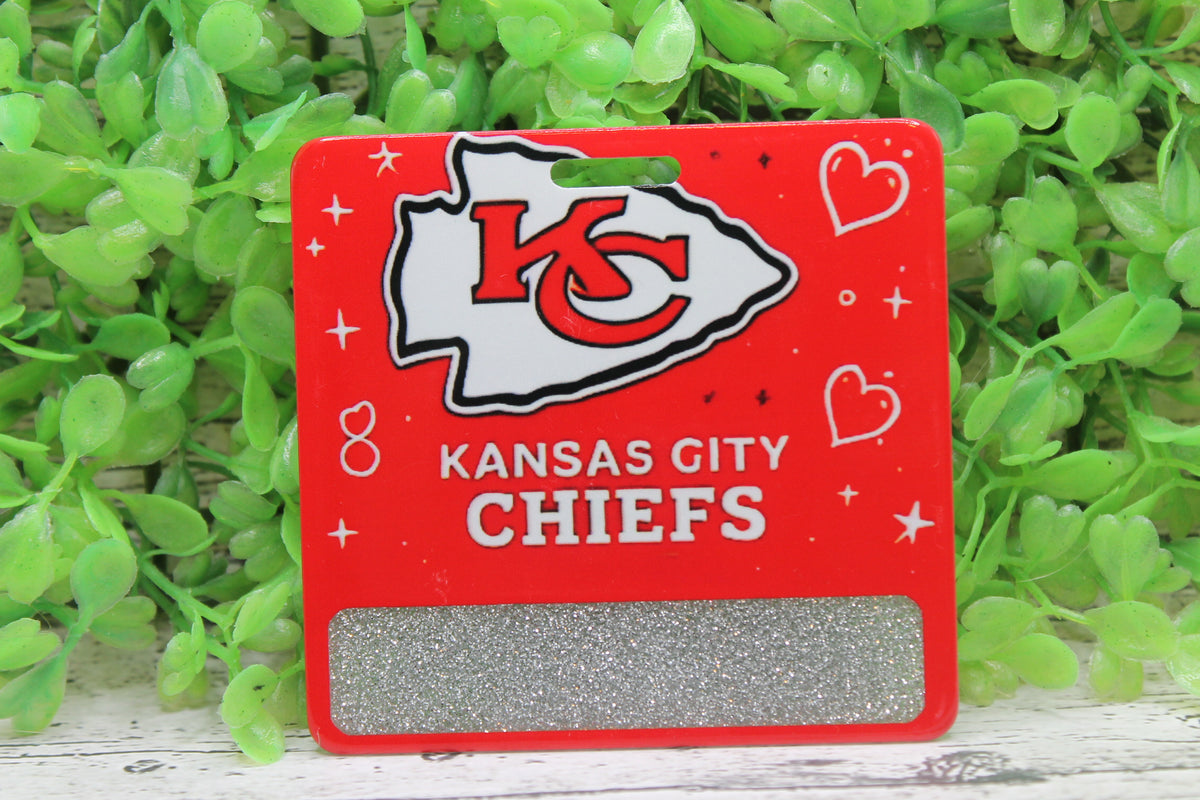 KC Chiefs Football Badge Buddy {BLANK}