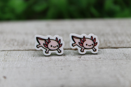Axolotl Stud Earrings