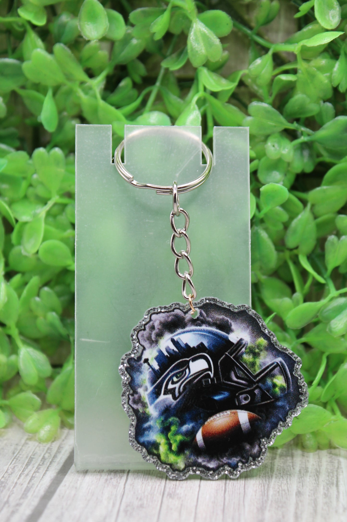 Seahawks Helmet Keychain
