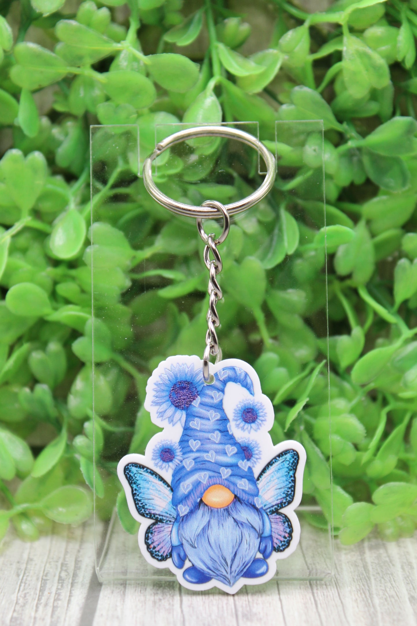 Butterfly Gnome Acrylic Keychain