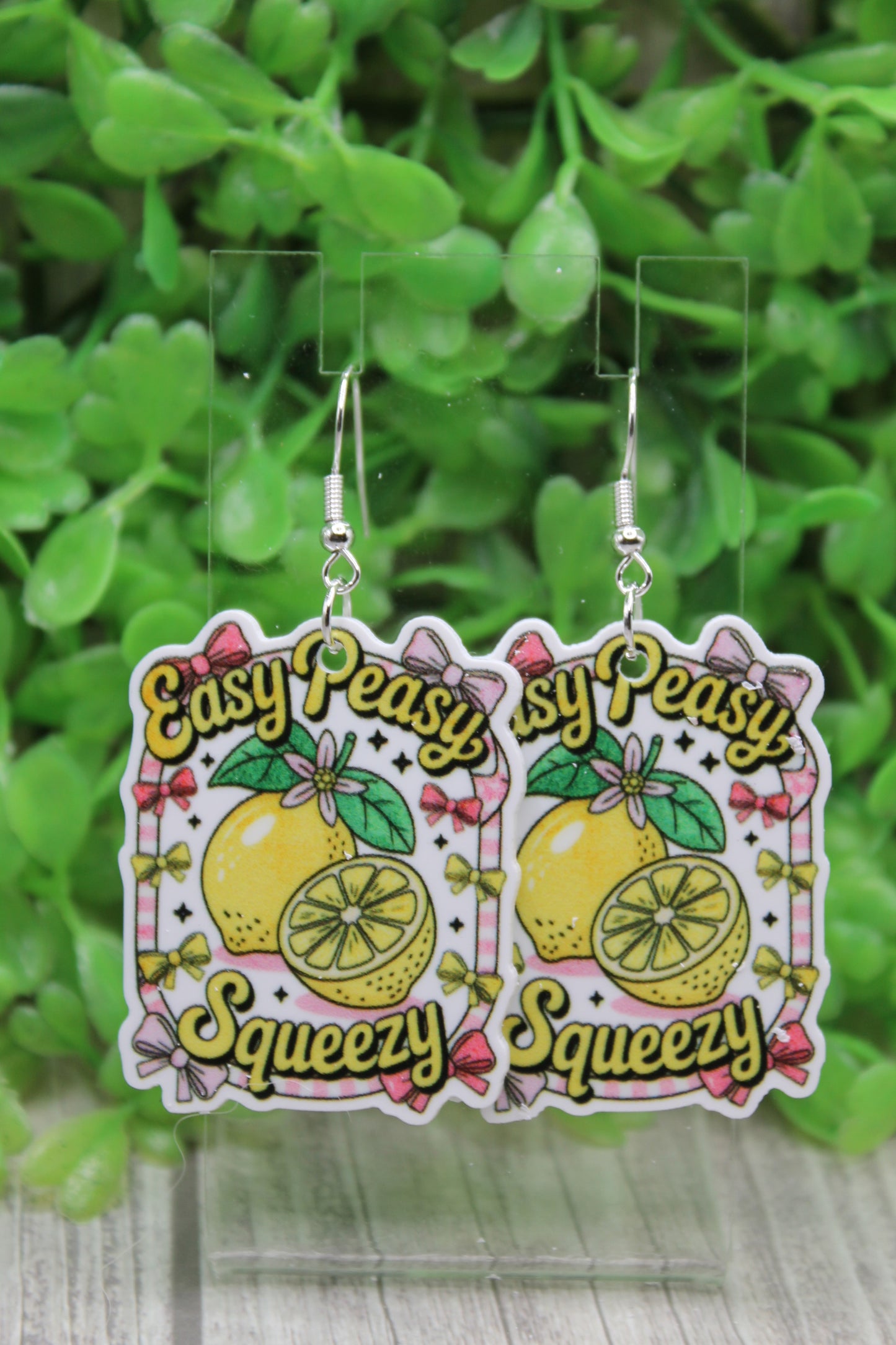Easy Peasy Lemon Squeezy Dangle Earrings