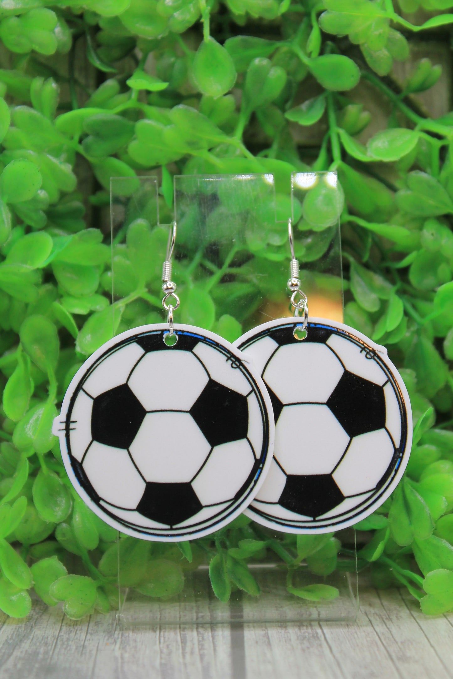 Soccer Dangle Earrings