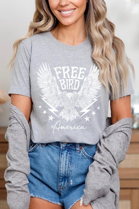 Free Bird America Graphic T Shirts