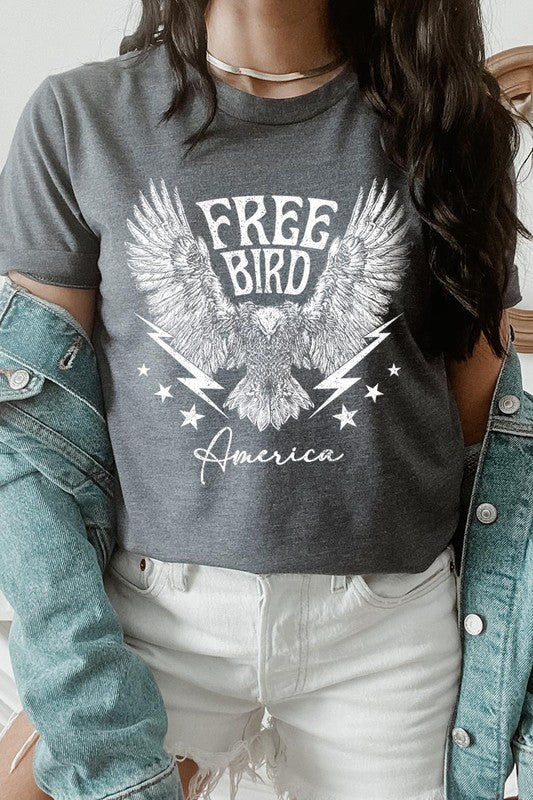 Free Bird America Graphic T Shirts