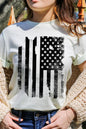 USA Flag Graphic T Shirts