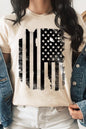 USA Flag Graphic T Shirts