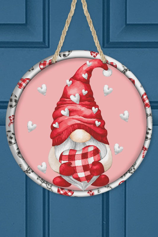 Valentines Day Love Red Heart Hat Gnome Hanger