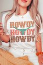 HOWDY HOWDY HOWDY LONGHORN GRAPHIC TEE