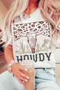 DESERT LONGHORN HOWDY GRAPHIC TEE