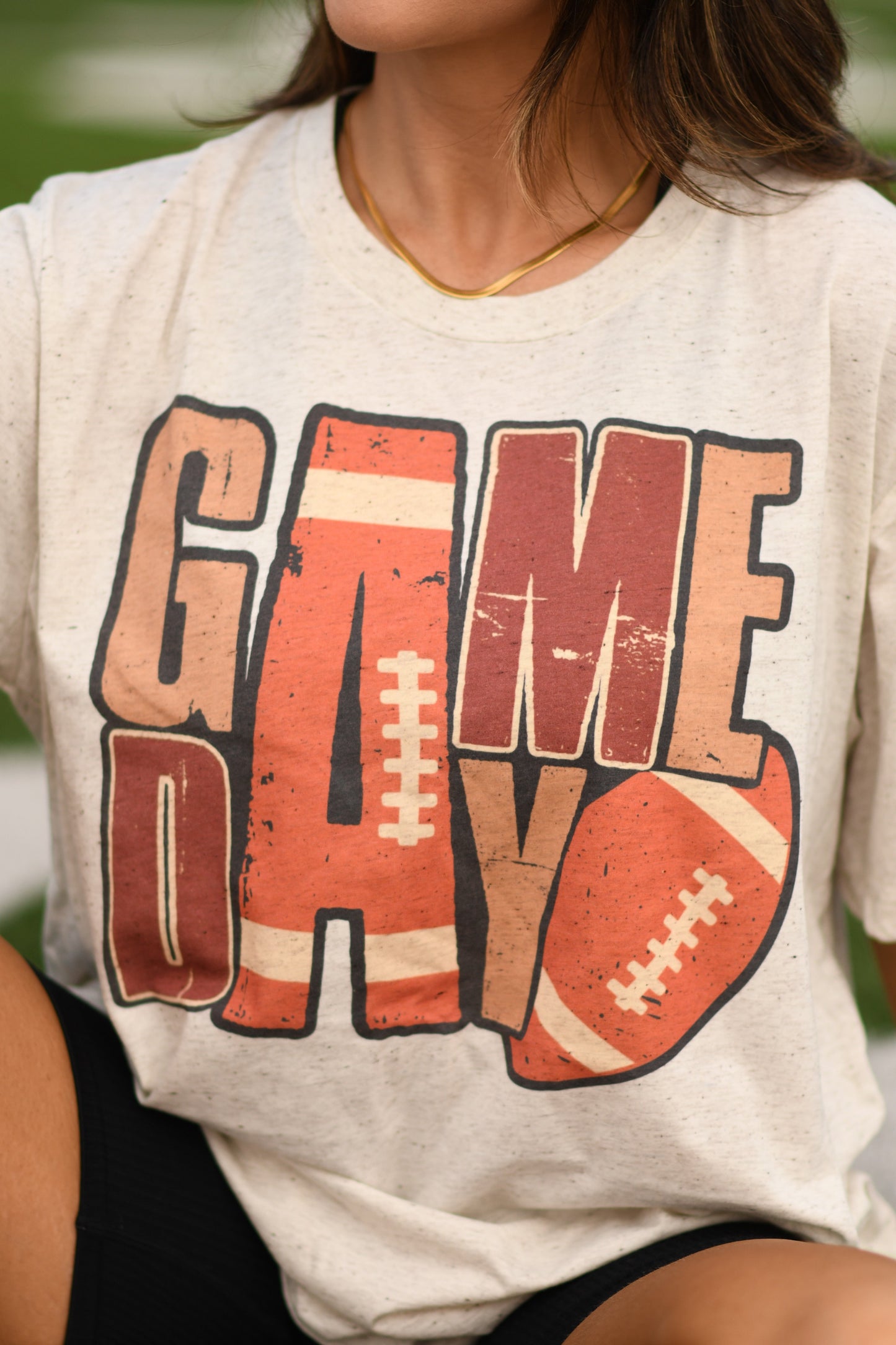 Game Day Football Block Tee