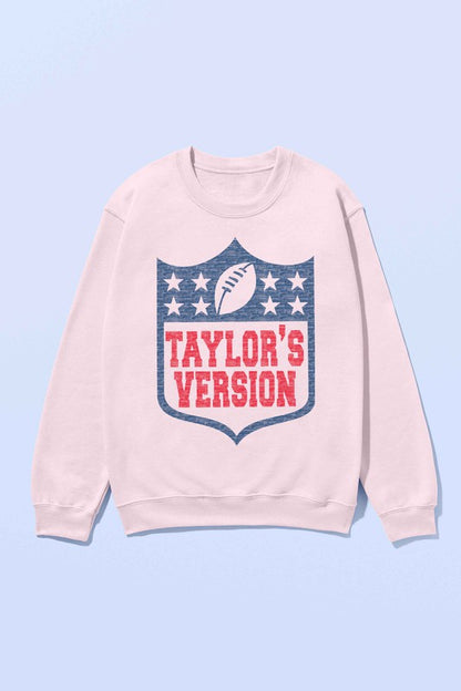 TAYLORS VERSION OVERSIZED GRAPHIC SWEATSHIRT