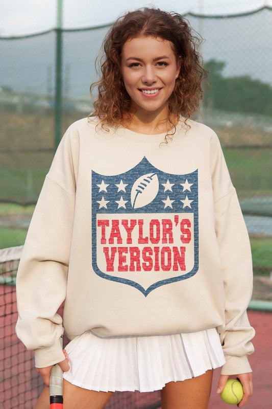 TAYLORS VERSION OVERSIZED GRAPHIC SWEATSHIRT