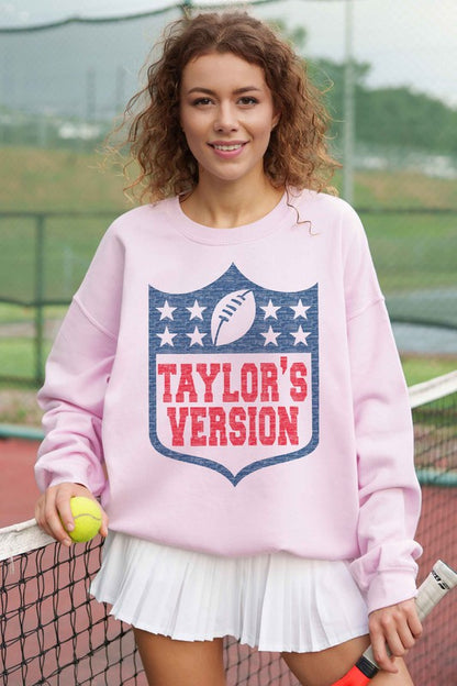 TAYLORS VERSION OVERSIZED GRAPHIC SWEATSHIRT