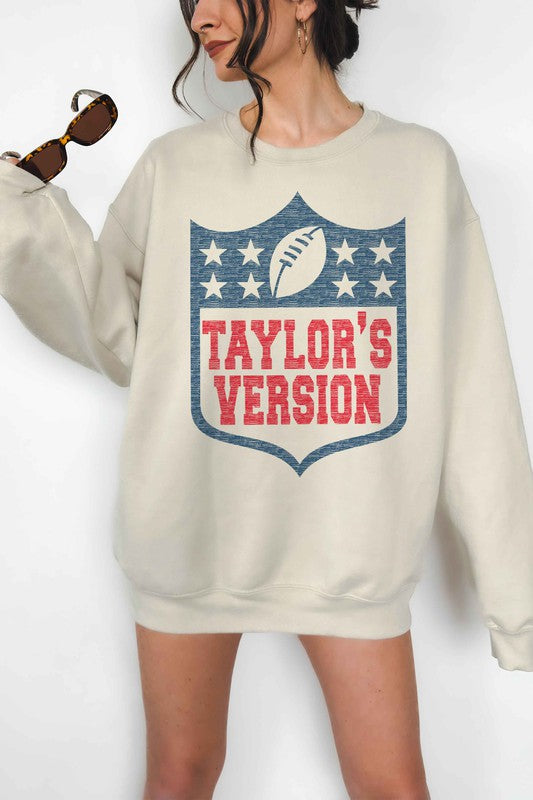 TAYLORS VERSION OVERSIZED GRAPHIC SWEATSHIRT