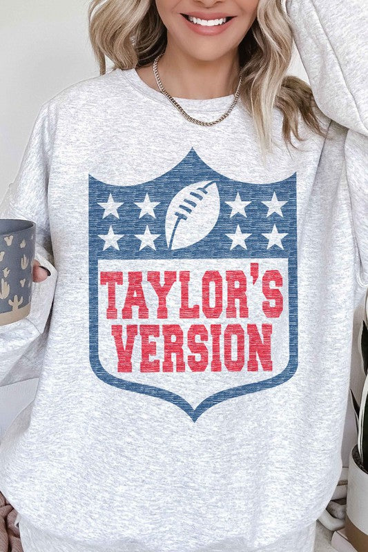 TAYLORS VERSION OVERSIZED GRAPHIC SWEATSHIRT