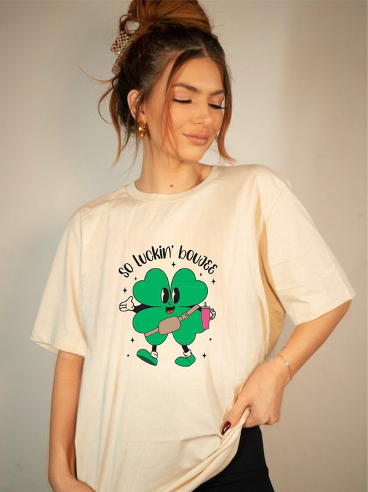 So Luckin' Boujee St. Patrick's Day Graphic