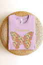 Dream Floral Butterfly Graphic T Shirts