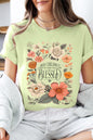 Blessed Floral Graphic T Shirts