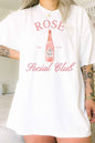 ROSE SOCIAL CLUB OVERSIZED GRAPHIC TEE