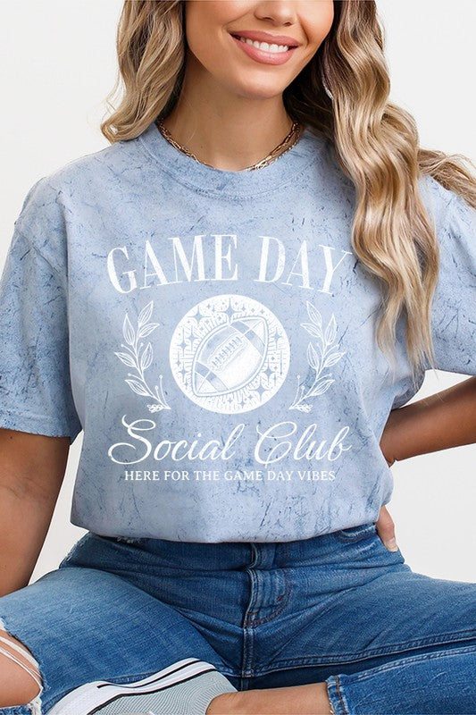 Game Day Social Club Color Burst Tee