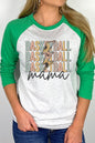 Game Day Basketball Mama Bolt Stack Raglan