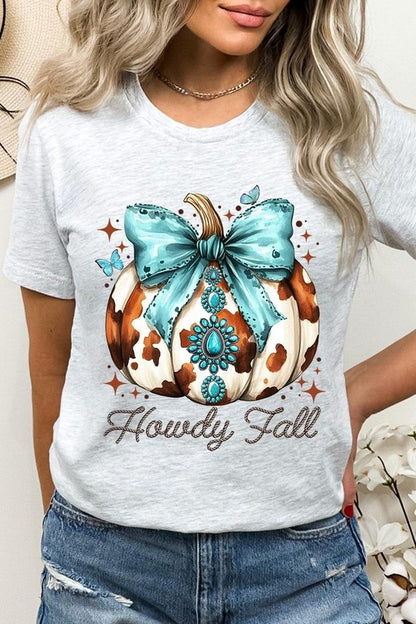 Howdy Fall Western Pumpkin Graphic Tee