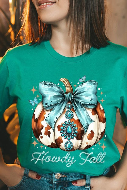 Howdy Fall Western Pumpkin Graphic Tee